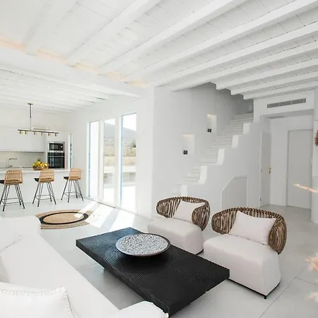 Villa Principality Villas, Sea View With Private Pool Above Ftelia