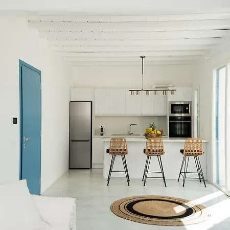 Principality Villas, Sea View With Private Pool Above Ftelia Mykonos Town