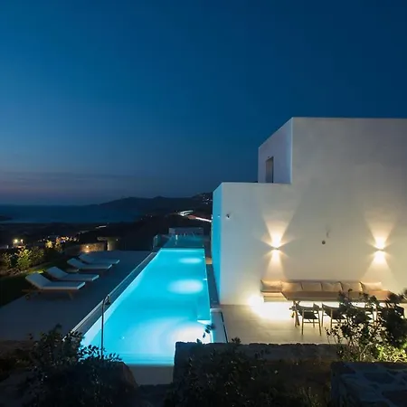 Villa Principality Villas, Sea View With Private Pool Above Ftelia *