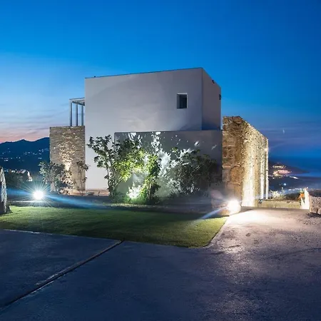 Principality Villas, Sea View With Private Pool Above Ftelia * Mykonos Town