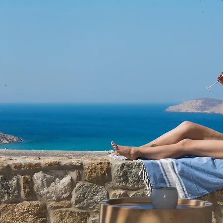 Principality Villas, Sea View With Private Pool Above Ftelia * Mykonos Town