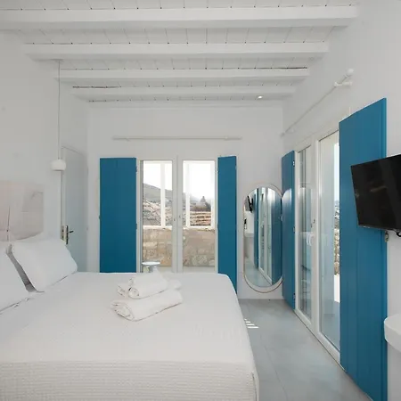 Principality Villas, Sea View With Private Pool Above Ftelia * Mykonos Town